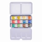 Kit Aquarelas Nevskaya White Nights Estojo Metal C/ 12 Pastilhas