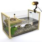 Kit Aquário para Tartarugas OKKÖBI com Tanque de 40cm, Filtro e Luz Kit Aquário para Tartarugas OKKÖBI com Tanque de 40cm, Filtro e Luz