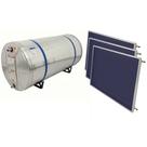 Kit Aquecedor Solar Com Boiler 300 Litros Aço 316 Nível com 3 placas 1x1m em cobre