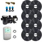 Kit Aquecedor Solar Nautilus Piscina 8 Placas 32mil Litros