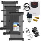 Kit Aquecedor Solar Para Piscinas De Até 6m² Ou Até 10 Mil Litros, Controlador De Temperatura Bivolt Kit Aquecedor Solar Para Piscinas De Até 6m² Ou Até 10 Mil Litros, Controlador De Temperatura Bivolt