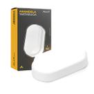 Kit Arandela Led Tartaruga 20w 3000k ou 6500k Bivolt Ip65 a prova dágua Branco ou Preto Alut By Avant