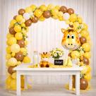 Kit Arco descontruído balão Decoração Safari Festa 152un Kit Arco descontruído balão Decoração Safari Festa 152un