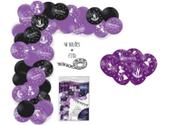 Kit Arco Fácil De Balões Wandinha Addams com Fita - 48 unid