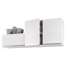 Kit Área de Serviço e Lavanderia com 02 Armários Aéreo 80cm 100% MDF Branco - Desk Design