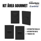 Kit area gourmet black matte dubai
