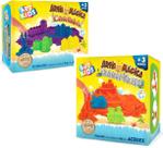 Kit Areia Mágica Castelinhos + Areia Mágica Transportes Kit Areia Mágica Castelinhos + Areia Mágica Transportes