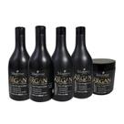 Kit Argan Pós Progressiva Branco Maycrene (2 Sham + 2 Cond + 1 Másc)