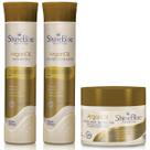 Kit Argan Shine Blue Shampoo Condicionador Máscara