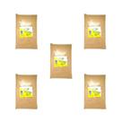 Kit Argila Amarela 5kg 100% Pura Ervas E Raízes