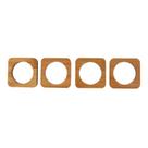 Kit Argola Quadrada Bambu com 4 unidades - ACASA Kit Argola Quadrada Bambu com 4 unidades - ACASA