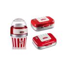 Kit ariete retrô party pipoqueira sanduicheira e máquina de waffle vermelho 220v Kit ariete retrô party pipoqueira sanduicheira e máquina de waffle vermelho 220v
