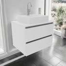 Kit Armáio de Banheiro Suspenso 60 cm e Painel com Espelho