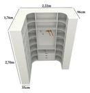 Kit Armário Closet Modulado M76 100% Mdf (lojas Expositor)