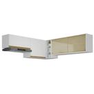 Kit Armário Cozinha Aéreo Canto 90cm com Aéreo 70cm e Aéreo 120cm Veneza Multimóveis MP2287