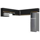 Kit Armário Cozinha Modulada Aéreo Canto 230cm 6 Peças Veneza Multimóveis MP2296
