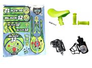 KIT ARO 12 BLACK Selim, Manopla, Adesivo, Pedal, Squeeze