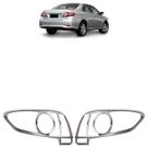 Kit Aro Moldura Lanterna Traseira Corolla 2012 Cromado