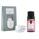 Kit Aromatizador Elétrico Difusor Ambiente com Essência Lavanda Francesa 10ml - Via Aroma