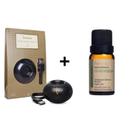 Kit Aromatizador Elétrico USB Preto Via Aroma + Óleo Essencial Lemongrass 10ml - Via Aroma