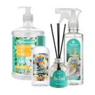 Kit Aromatizante Cha Branco Premisse Difusor Aromas Sabonete Liquido Limpa Pisos Concentrado Vareta Kit Aromatizante Cha Branco Premisse Difusor Aromas Sabonete Liquido Limpa Pisos Concentrado Vareta