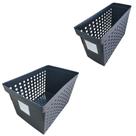Kit arquivo movel largo + estreito preto (2un) - ordene
