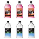 Kit arrefecimento aditivo radiador concentrado + agua bi-desmineralizada - 6 litros