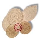 Kit Artesanal De Palha De Carnaúba Decoração Composição B