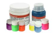 Kit Artesanato Eco Resina com Pigmentos Fluorescentes em pó