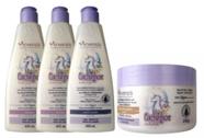 Kit Arvensis Cachinhos 2 Shampoo + 1 Condicionador + 1 Geleia Suave