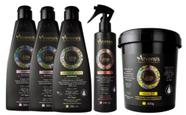 Kit Arvensis Cacho 2 Shampoo + Ativador Cachos Crespos e Crespíssimos + Day After + Mascara 2x1 Kit Arvensis Cacho 2 Shampoo + Ativador Cachos Crespos e Crespíssimos + Day After + Mascara 2x1