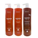 Kit Arvensis Professional Cachos Naturais - Shampoo 1L + Condicionador 1L + Ativador De Cachos Crespos 1L
