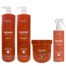 Kit Arvensis Professional Cachos Naturais - Shampoo 1L + Condicionador 1L + Máscara 500g + Day After 250ml