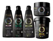 Kit Arvensis Shampoo Condicionador Ativador Mascara Gelatina