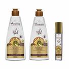 Kit Arvensis Sol a Sol Proteção Solar dos Fios (3 Produtos)