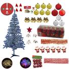 Kit Árvore De Natal Nevada 2,10m 450 Galhos 137 Itens Pisca Pisca Led 220v Kit Árvore De Natal Nevada 2,10m 450 Galhos 137 Itens Pisca Pisca Led 220v