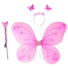 Kit Asas Fada Borboleta Fantasia Infantil Tiara E Varinha Kit Asas Fada Borboleta Fantasia Infantil Tiara E Varinha