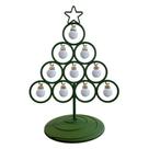 Kit Atacadista 10 Árvore Claus Delicada de 30 cm Verde Oliva