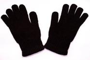 Kit Atacado 12 Luvas De Lã Inverno Frio Preta Adulto