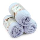 Kit Atacado 3pçs para Revenda Solteiro Saia Fit Box Liso Branco