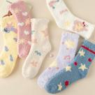 Kit ate 12 Pares Meias De Lã Felpuda Grossa Para Frio Quente Adulto Masculinas e Femininas Kit ate 12 Pares Meias De Lã Felpuda Grossa Para Frio Quente Adulto Masculinas e Femininas