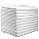 Kit até 20 Pano De Chão Branco Para Limpeza Grande Grosso Saco Duplo Algodão 35x55