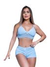 Kit Até 5 Short Dolls Lara Liso Peças em Tecido Romantic, com Renda Delicada e Cores Variadas