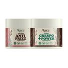 Kit Ativador Anti frizz e Creme Crespo +Power Apse