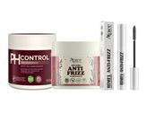 Kit Ativador Anti-frizz, Rímel Anti-frizz e Máscara Ph Control Apice Kit Ativador Anti-frizz, Rímel Anti-frizz e Máscara Ph Control Apice