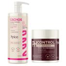 Kit Ativador Cachos 1L e PH Control Acidificante 500g Apice