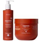 Kit Ativador + Gelatina Arvensis Cachos Naturais Ondulados E Cacheados Modeladora Definição 300g