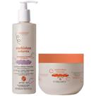 Kit Ativador + Mascara Hidratante Arvensis Cachinhos Naturais Infantil Finalização Definição Crespo