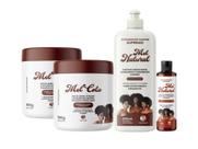 KIT Ativador Mel Natural 2 Mel Cola Óleo Nutritivo Trihair