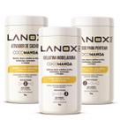 Kit Ativador + Mousse + Gelatina CocoManga Lanox Pro Trihair